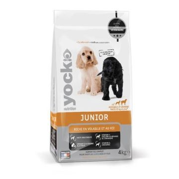 Croquettes Yock Nutrition pour chien Junior - 4 kg