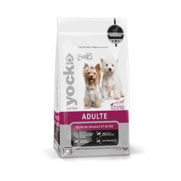 Croquettes Yock Nutrition - Petits chiens adultes - 7.5 kg