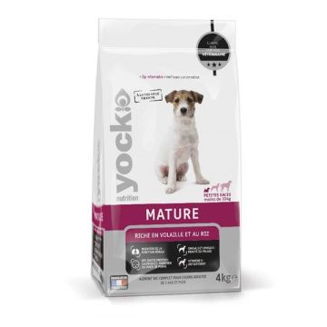 Croquettes Yock Nutrition Mature - Petits chiens - 4 kg