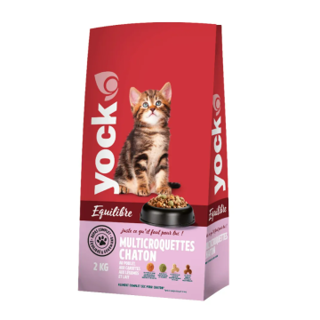 Croquettes Yock Equilibre - Chaton - 2 kg