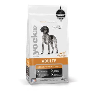 Croquettes Yock Nutrition Adulte - Race moyenne - 4 kg
