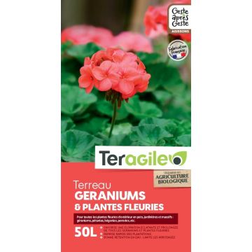 Terreau géraniums UAB Teragile BIOLANDES PIN DECOR - 50 L  