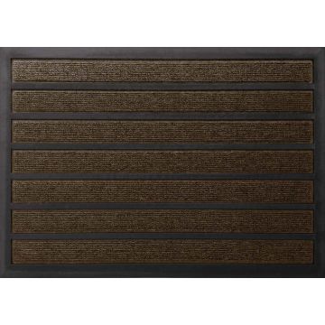 Tapis combi'absorbant - Marron - 40 x 60 cm