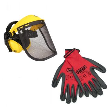 Visière + protège oreilles + gants - Oregon