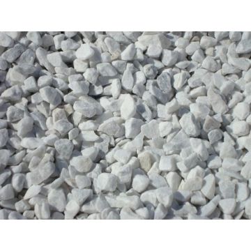 GRAVIER MARBRE BLANC 8/12 10KG - ROCHER COUPE