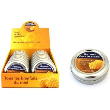 Gommes propolis et miel - finabeil - 50 gr