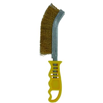 Brosse ergonomique convexe - Tivoly - Laiton