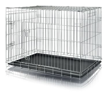 Cage de transport galvanisée - Trixie -78x62x55 cm
