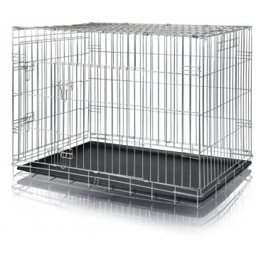 Cage de transport galvanisée - Trixie -  109 × 79 × 71 cm