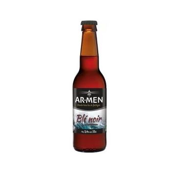 Bière Ambrée Bio au Blé Noir - AR-MEN - 5,4° - 75 cl