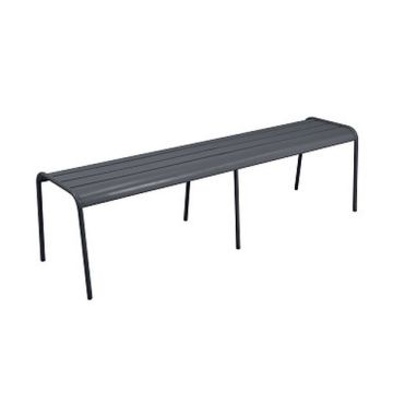 Banc XL Monceau  - Fermob - 160 X 45 X 45 cm - Metal - Carbone