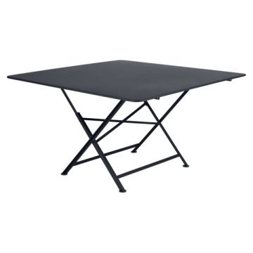 Table pliante Cargo - Fermob - 128 x 128 cm - Carbone