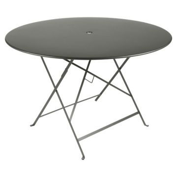Table pliante Bistro - Fermob -  Ø 117 cm H 74 cm - Métal - Romarin