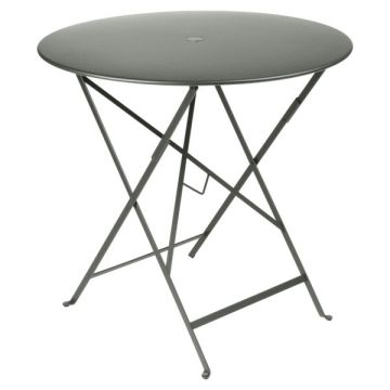 Table pliante Bistro - Fermob -  Ø 77 cm H 74 cm - Métal - Romarin