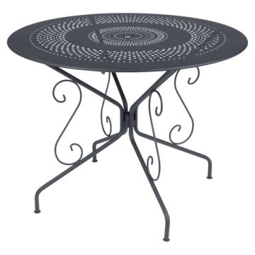 Table Montmartre - Fermob -  96 cm - Carbone