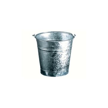 Seau Ø 28 galvanisé - Guillouard - 11 L.