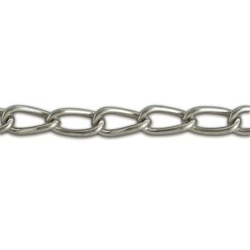 Chaîne soudée torse - Ø 5 mm - Vente au mètre linéaire