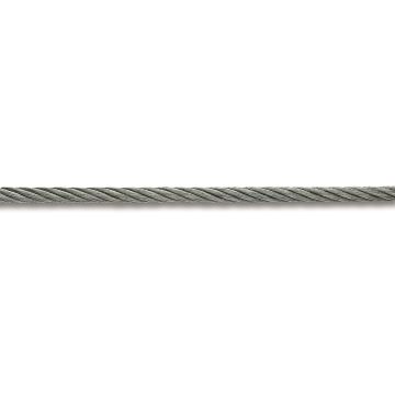 Câble de levage - Acier galvanisé - 171 Kg - Ø 4 mm - Vente au mètre linéaire