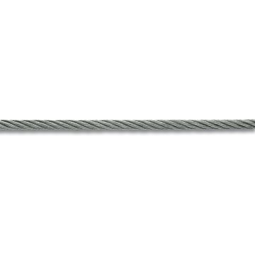 Câble de levage - Acier galvanisé - 40 kg - Ø 2 mm - Vente au mètre linéaire