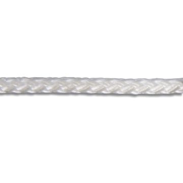 Corde polyamide tressée - Ø 3 mm - Blanc - Vente au mètre linéaire