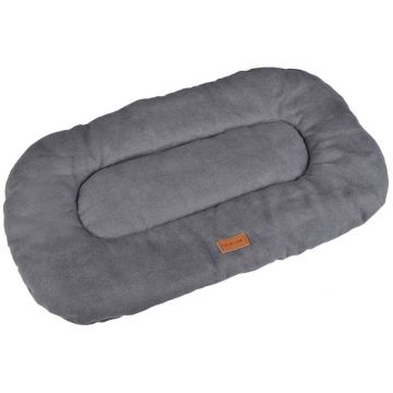 Coussin Suédine pour chien - Wouapy - gris - 45 cm