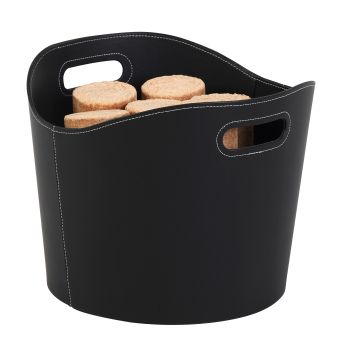 Rangement à bûches - Gamma - Noir