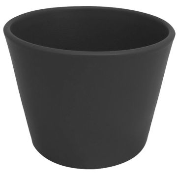 Cache pot d'intérieur - Horticash - anthracite - Ø 10.5 cm 
