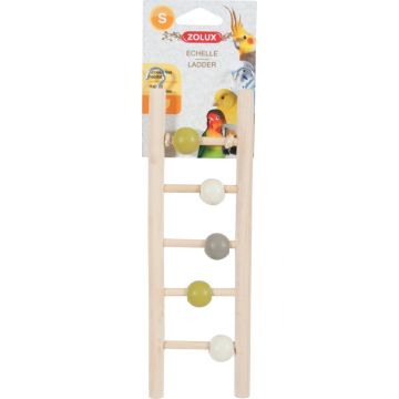 Echelle bois 5 barreaux pour oiseaux - Zolux