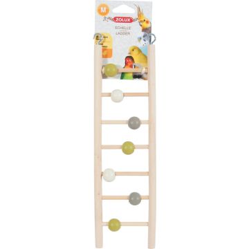Echelle bois 7 barreaux pour oiseaux - Zolux