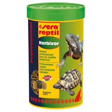 Pro herbivor nature - Sera - Pour reptiles herbivores: tortues terrestres, iguanes - Flacon de 250ml