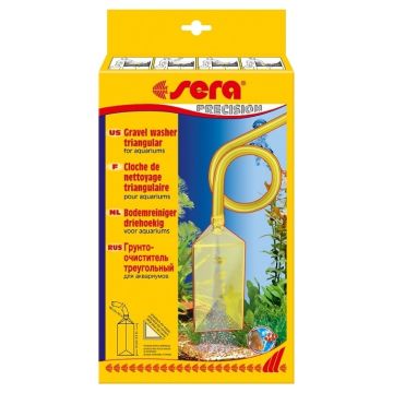 Cloche de nettoyage triangulaire pour aquariums - Sera - 14 cm - 7 cm
