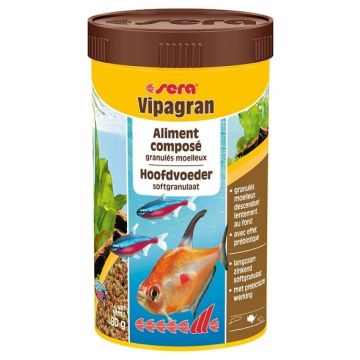 Aliment composé en granulés moelleux Vipagran - Sera - 80 gr