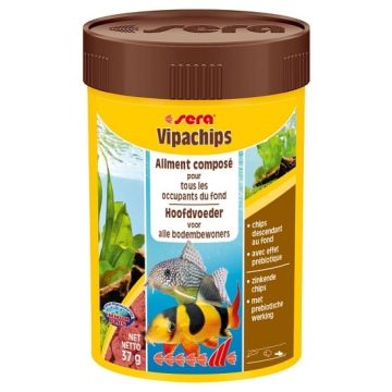 Aliment composé pour tous les occupants du fond Vipachips - Sera - 37 gr