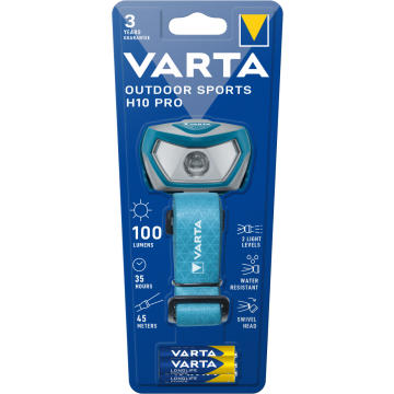 Lampe frontale sport 4 x LED - Varta