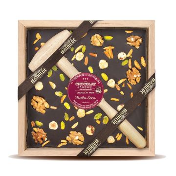 Chocolat noir Fruits secs - 400 g - Le comptoir de Mathilde