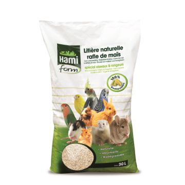 Litière naturelle rafle de maïs - Hami Form - 30 L