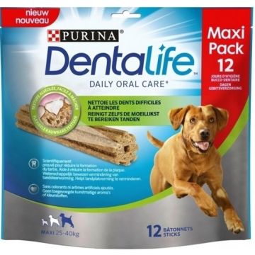 Bâtonnets à mâcher pour grand chien - Dentalife - poulet - 426 gr - x12