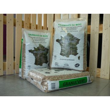 Granulés bois - Granul'vert - 15 KG  
