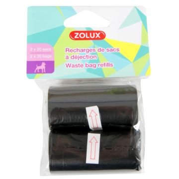 2 recharges 20 sacs à déjections - Zolux