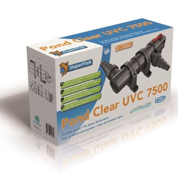 Pond Clear 7500 UVC - Filtre UV Bassin - Superfish - 9 Watts