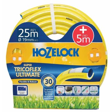 Tuyau Super Tricoflex Ultimate - 25 m + 5 m - Hozelock - Ø 19 mm