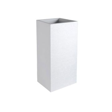 Pot haut Graphit - 40 x 40 cm - Blanc