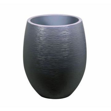 Pot ovale Egg Graphit - Ø 50 x 60 cm - Anthracite