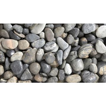 GALET NATUREL GRIS 5070 25KG - ROCHER COUPE