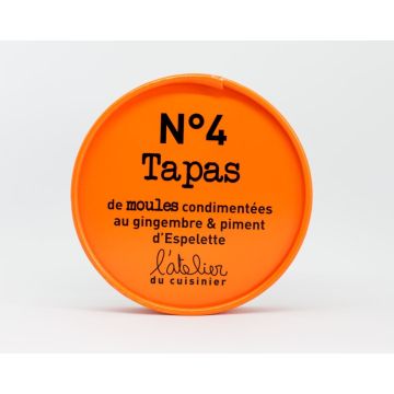 Tapas moules, gingembre & piment d'Espelette - L'atelier du cuisinier - 100 g
