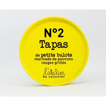 Tapas petit bulots & marinade de poivrons rouges grillés - L'atelier du cuisinier - 100 g