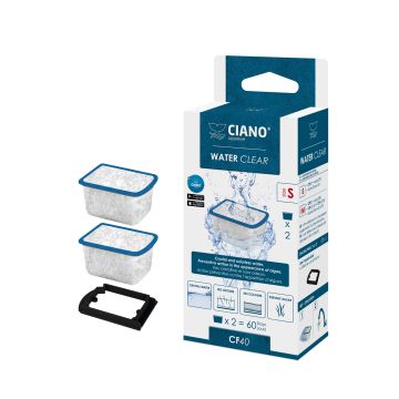 Cartouches Water Clear CF40 - Ciano - Taille S - x 2