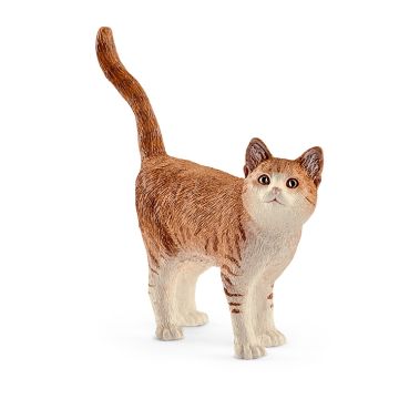 Figurine Chat - Schleich - Marron - 6.6 x 1.7 x 5.6 cm
