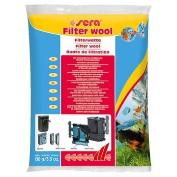 Ouate de filtration filter wool - Sera - 100 gr