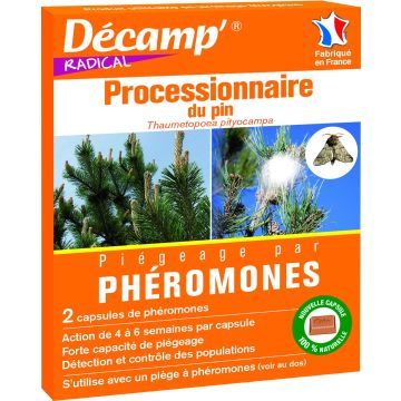 Lot de 2 phéromones contre la chenille processionnaire du pin Décamp' Radical - CREA